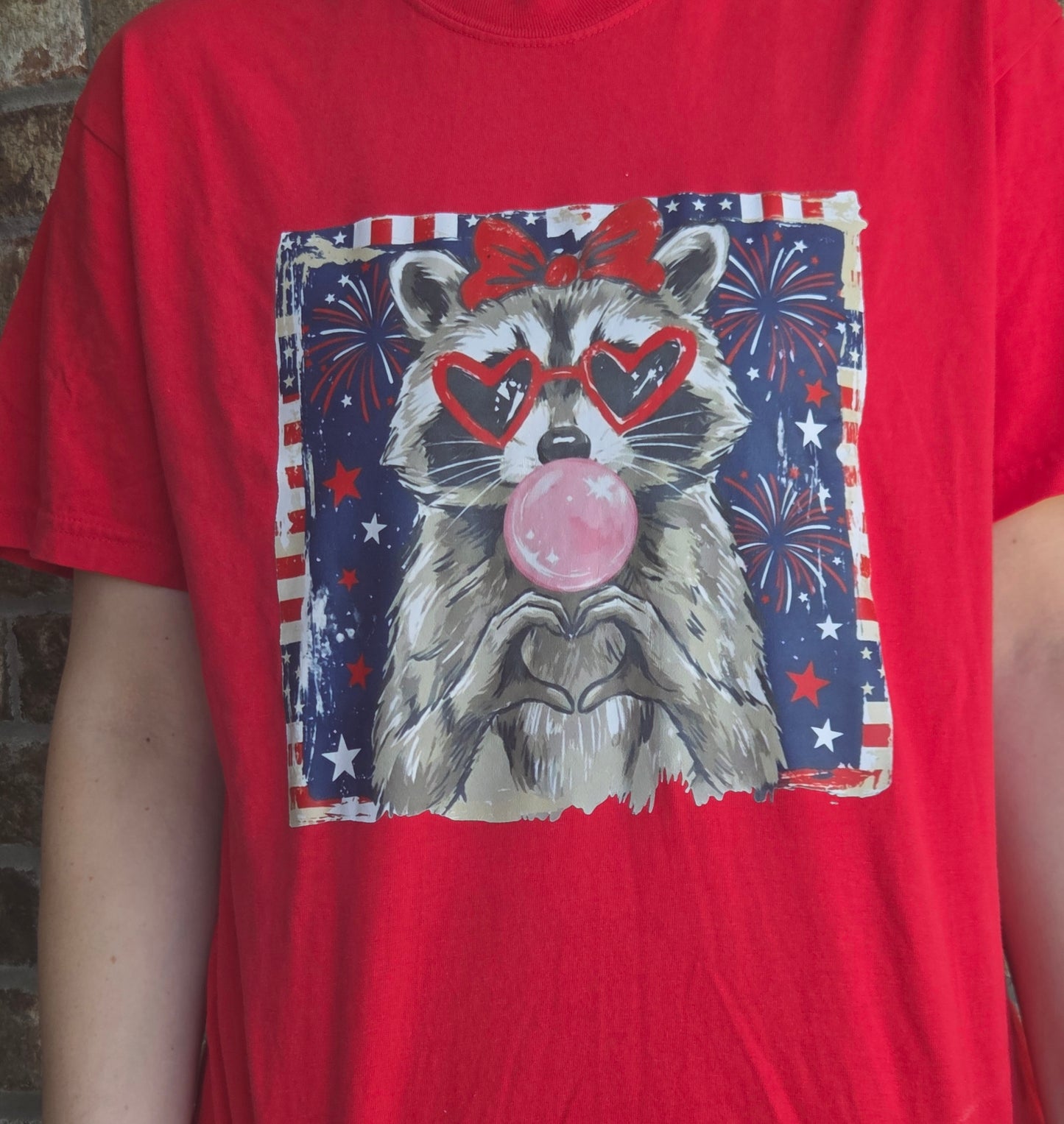 Red White and Feral Tee