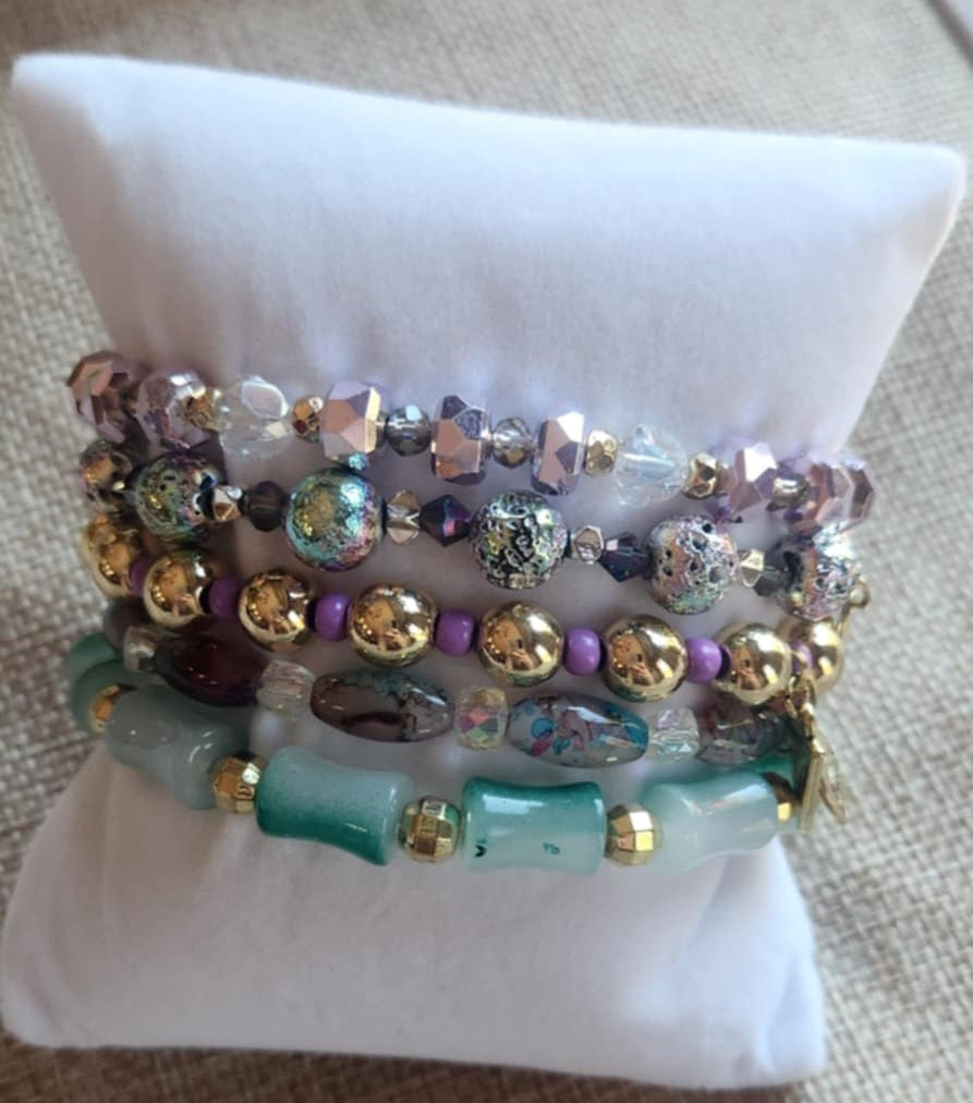 The Ariel bracelet stack